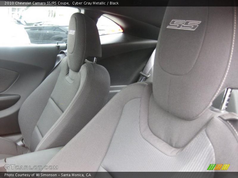 Cyber Gray Metallic / Black 2010 Chevrolet Camaro SS/RS Coupe