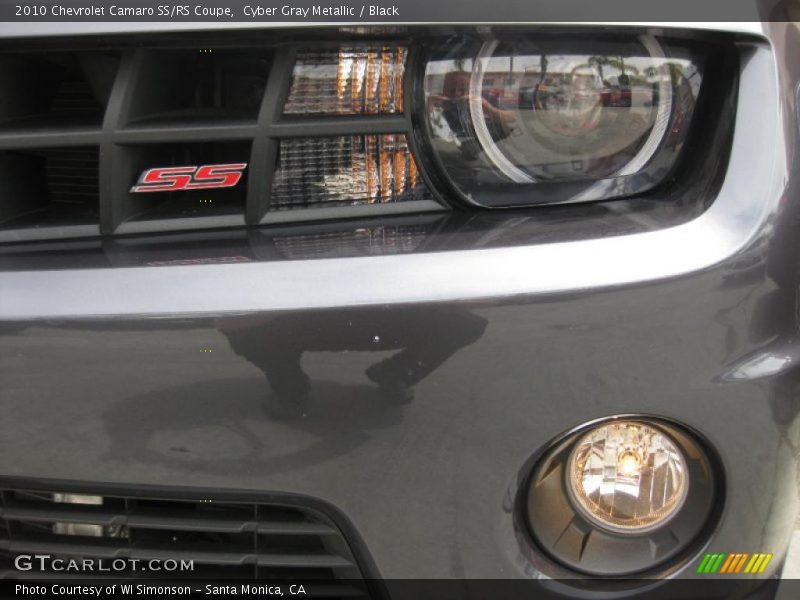 Cyber Gray Metallic / Black 2010 Chevrolet Camaro SS/RS Coupe