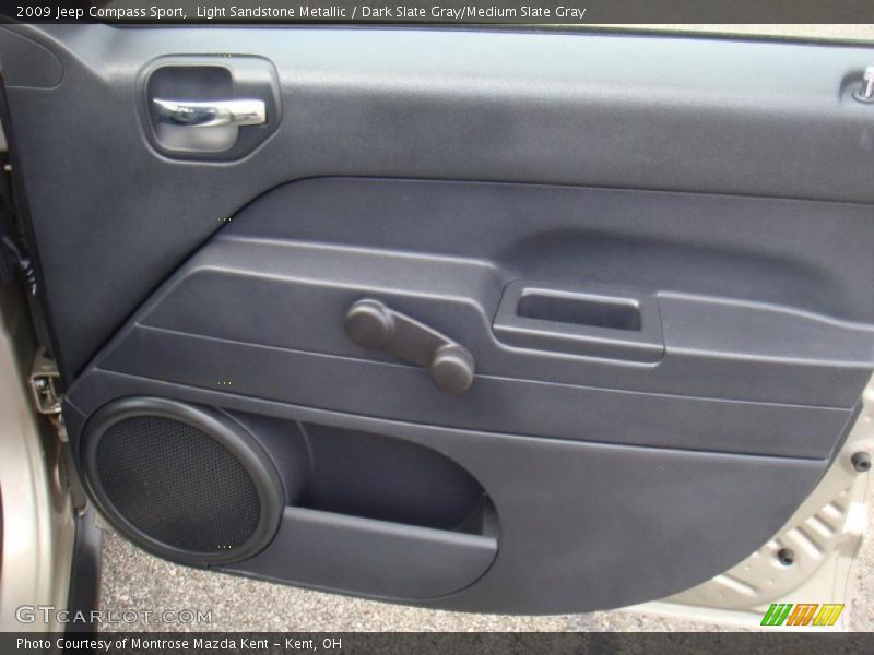 Light Sandstone Metallic / Dark Slate Gray/Medium Slate Gray 2009 Jeep Compass Sport