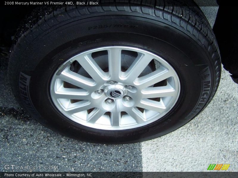 Black / Black 2008 Mercury Mariner V6 Premier 4WD