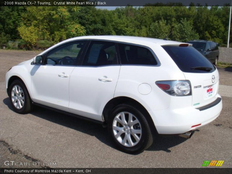 Crystal White Pearl Mica / Black 2008 Mazda CX-7 Touring