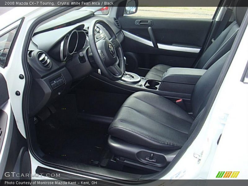 Crystal White Pearl Mica / Black 2008 Mazda CX-7 Touring