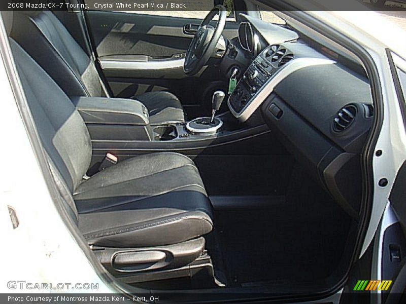 Crystal White Pearl Mica / Black 2008 Mazda CX-7 Touring