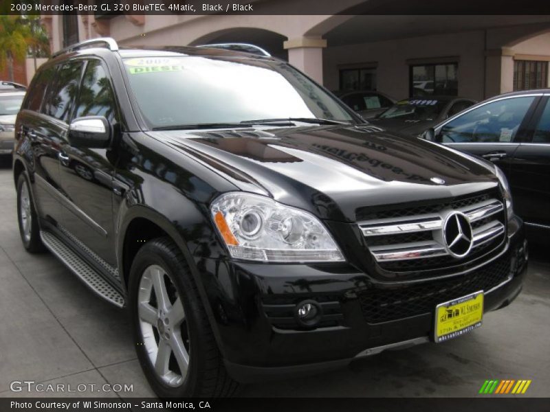 Black / Black 2009 Mercedes-Benz GL 320 BlueTEC 4Matic