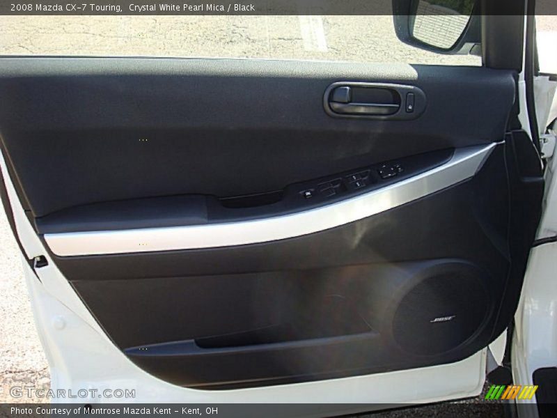 Crystal White Pearl Mica / Black 2008 Mazda CX-7 Touring