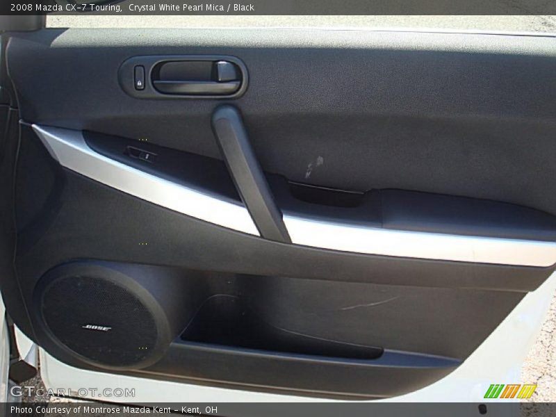 Crystal White Pearl Mica / Black 2008 Mazda CX-7 Touring