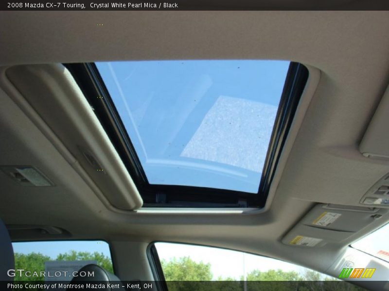 Crystal White Pearl Mica / Black 2008 Mazda CX-7 Touring