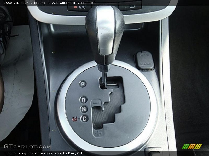 Crystal White Pearl Mica / Black 2008 Mazda CX-7 Touring