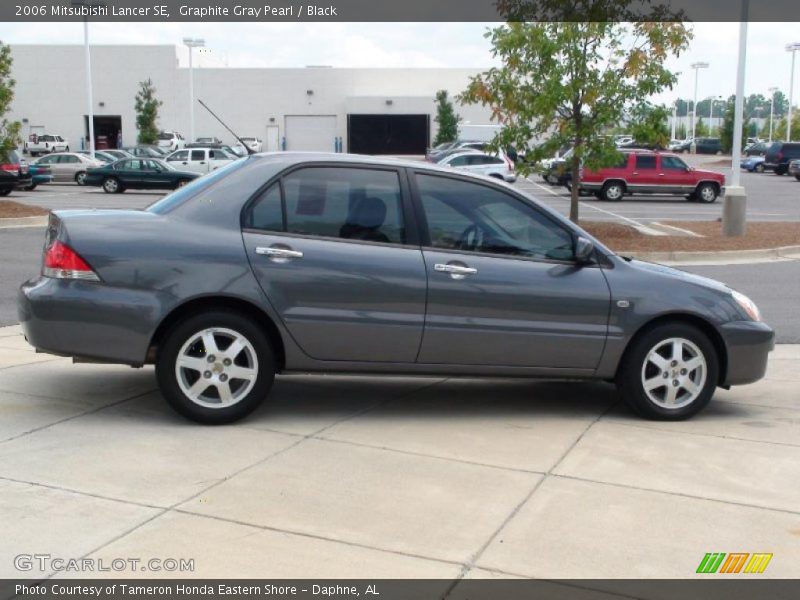 Graphite Gray Pearl / Black 2006 Mitsubishi Lancer SE