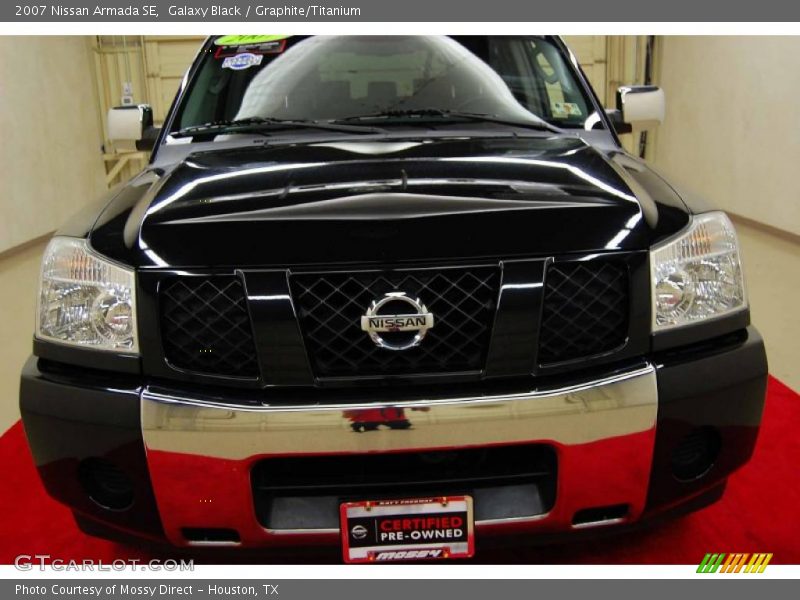 Galaxy Black / Graphite/Titanium 2007 Nissan Armada SE