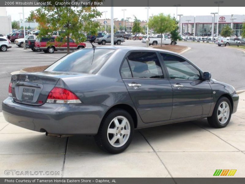 Graphite Gray Pearl / Black 2006 Mitsubishi Lancer SE