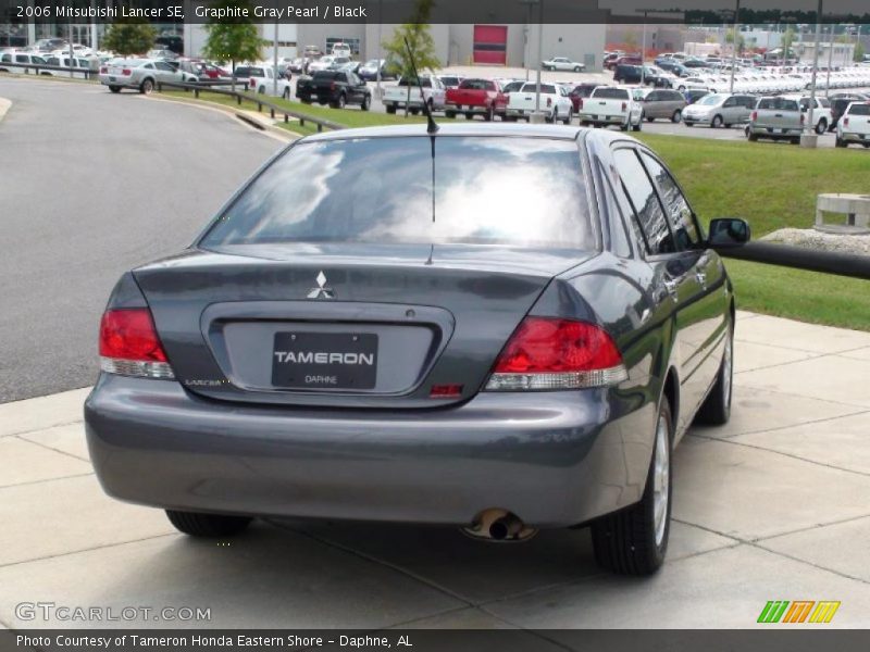 Graphite Gray Pearl / Black 2006 Mitsubishi Lancer SE