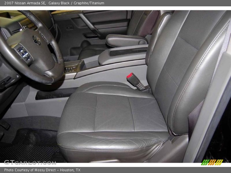 Galaxy Black / Graphite/Titanium 2007 Nissan Armada SE