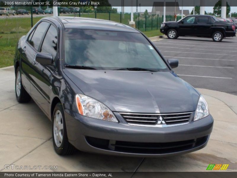 Graphite Gray Pearl / Black 2006 Mitsubishi Lancer SE