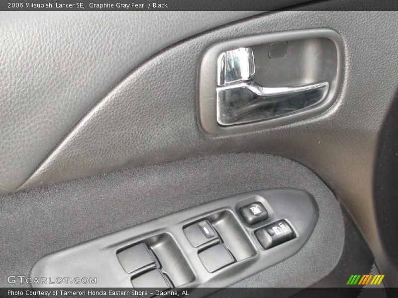 Graphite Gray Pearl / Black 2006 Mitsubishi Lancer SE