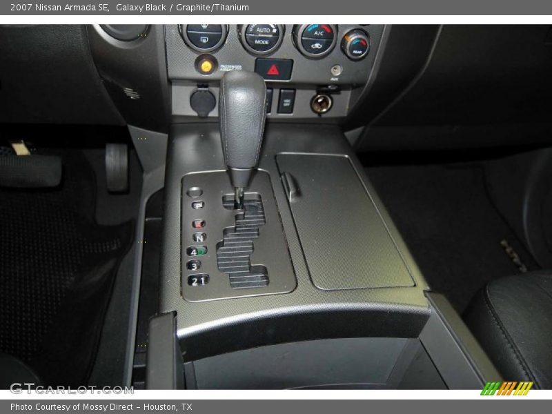 Galaxy Black / Graphite/Titanium 2007 Nissan Armada SE