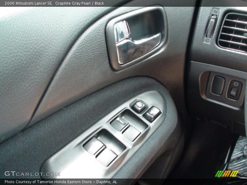 Graphite Gray Pearl / Black 2006 Mitsubishi Lancer SE