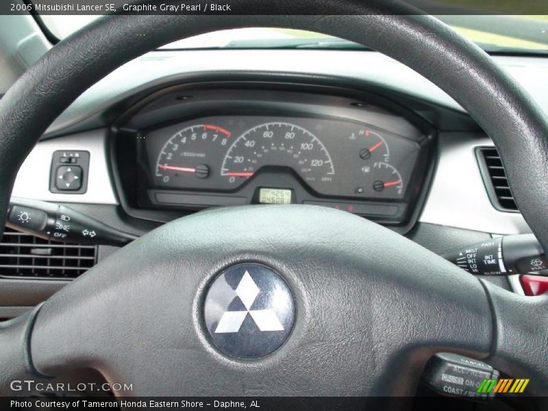 Graphite Gray Pearl / Black 2006 Mitsubishi Lancer SE