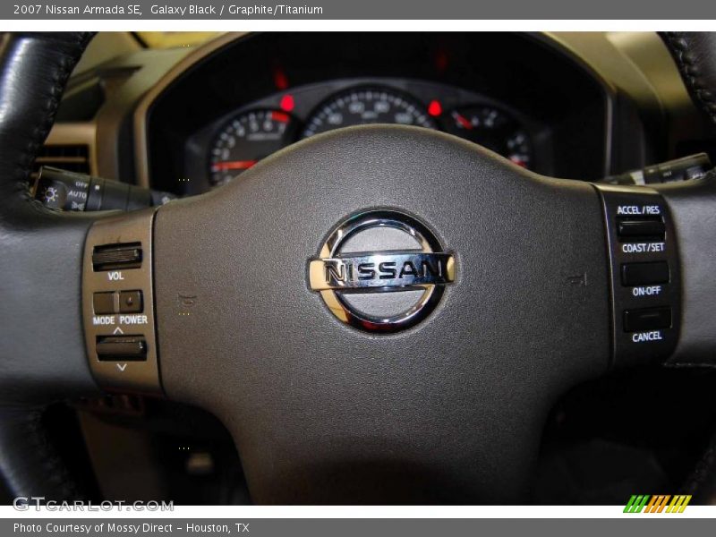 Galaxy Black / Graphite/Titanium 2007 Nissan Armada SE