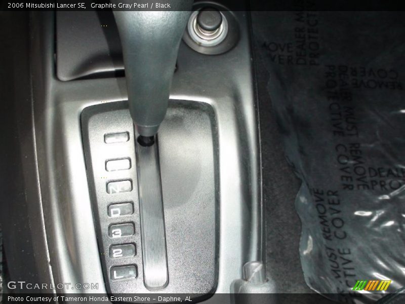 Graphite Gray Pearl / Black 2006 Mitsubishi Lancer SE