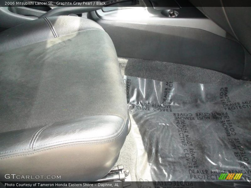 Graphite Gray Pearl / Black 2006 Mitsubishi Lancer SE