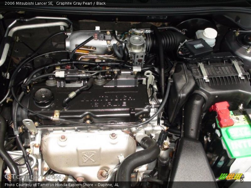 Graphite Gray Pearl / Black 2006 Mitsubishi Lancer SE