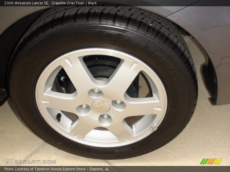 Graphite Gray Pearl / Black 2006 Mitsubishi Lancer SE