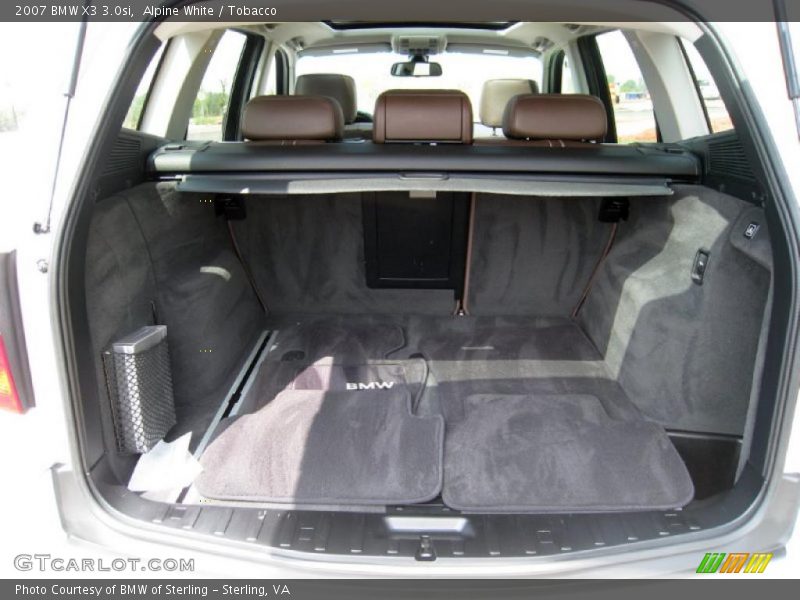 Alpine White / Tobacco 2007 BMW X3 3.0si