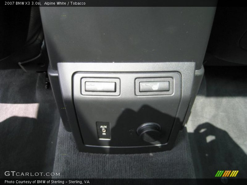 Alpine White / Tobacco 2007 BMW X3 3.0si