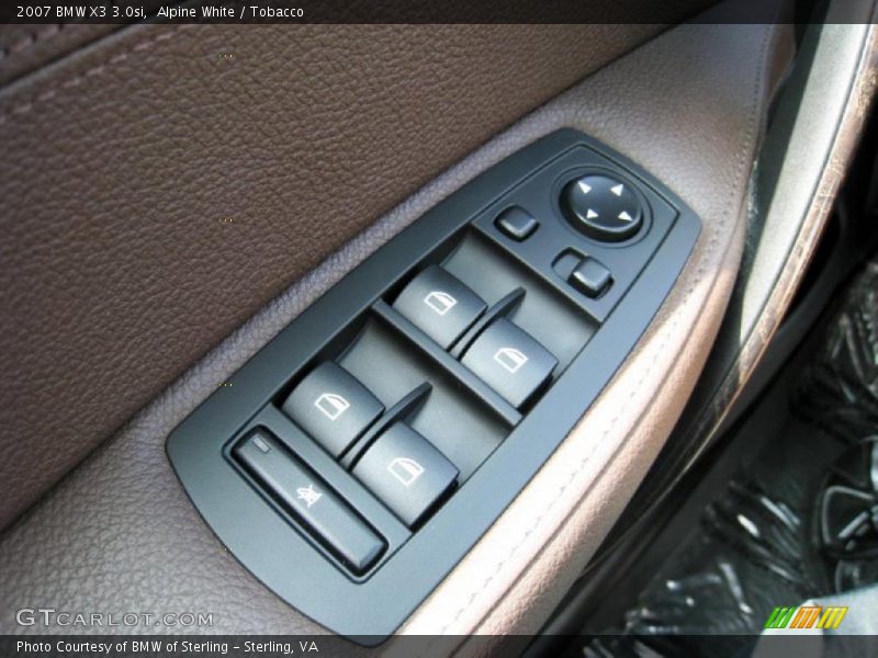 Alpine White / Tobacco 2007 BMW X3 3.0si