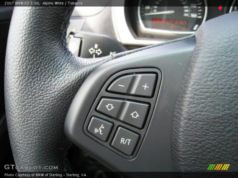 Alpine White / Tobacco 2007 BMW X3 3.0si