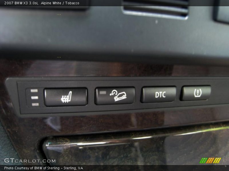 Alpine White / Tobacco 2007 BMW X3 3.0si