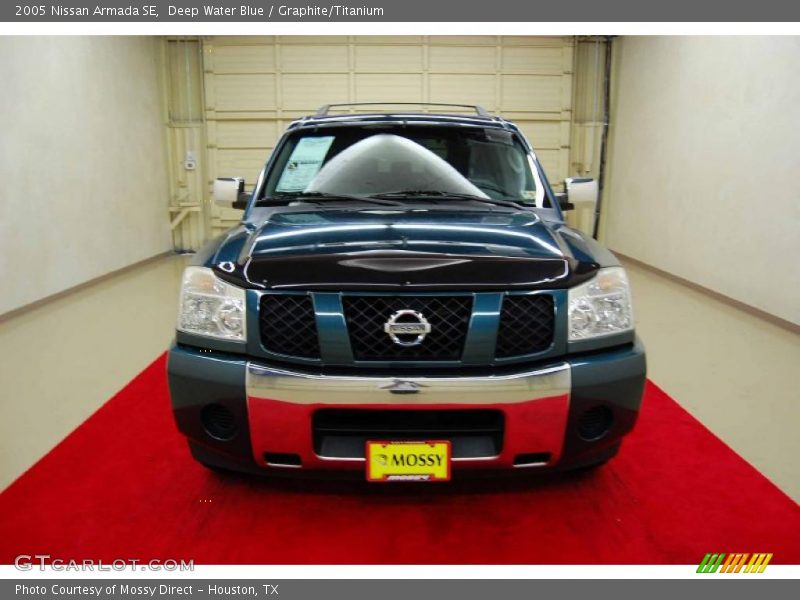 Deep Water Blue / Graphite/Titanium 2005 Nissan Armada SE