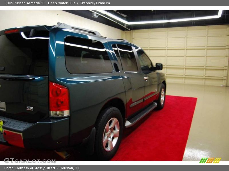 Deep Water Blue / Graphite/Titanium 2005 Nissan Armada SE