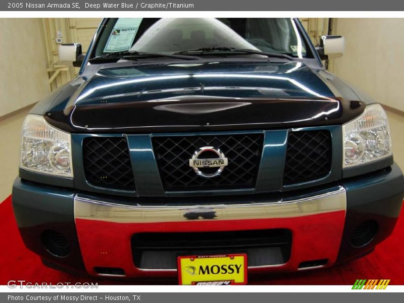 Deep Water Blue / Graphite/Titanium 2005 Nissan Armada SE
