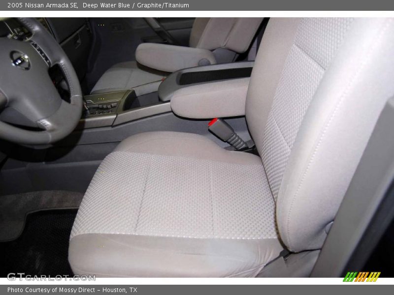 Deep Water Blue / Graphite/Titanium 2005 Nissan Armada SE