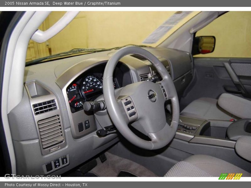Deep Water Blue / Graphite/Titanium 2005 Nissan Armada SE
