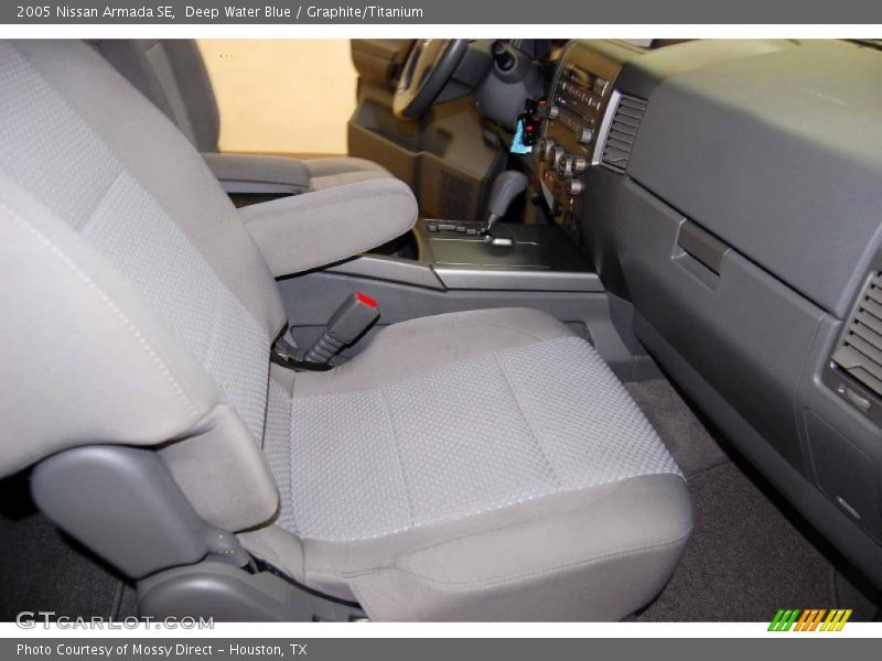 Deep Water Blue / Graphite/Titanium 2005 Nissan Armada SE
