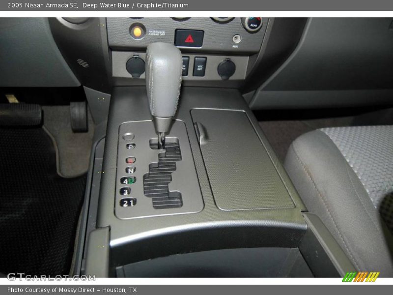 Deep Water Blue / Graphite/Titanium 2005 Nissan Armada SE