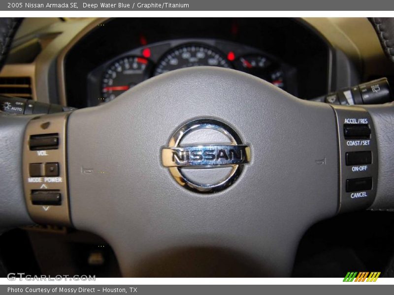 Deep Water Blue / Graphite/Titanium 2005 Nissan Armada SE