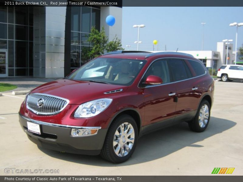 Red Jewel Tintcoat / Cashmere/Cocoa 2011 Buick Enclave CXL
