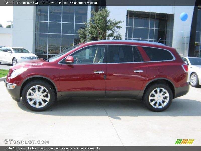 Red Jewel Tintcoat / Cashmere/Cocoa 2011 Buick Enclave CXL