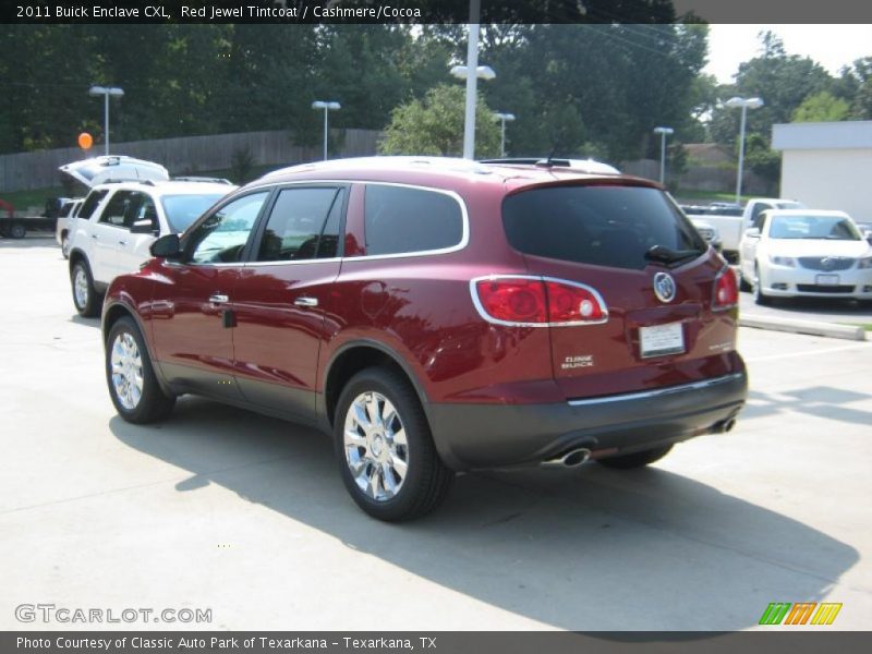 Red Jewel Tintcoat / Cashmere/Cocoa 2011 Buick Enclave CXL