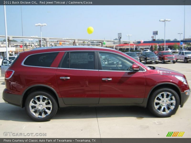 Red Jewel Tintcoat / Cashmere/Cocoa 2011 Buick Enclave CXL