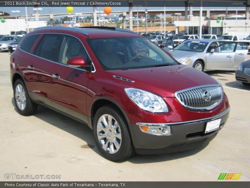 Red Jewel Tintcoat / Cashmere/Cocoa 2011 Buick Enclave CXL