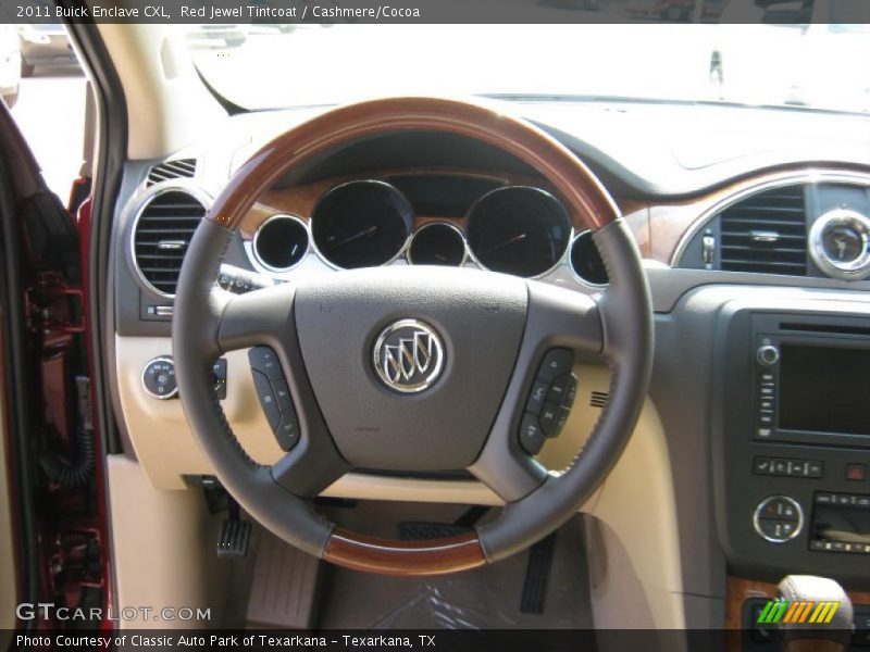 Red Jewel Tintcoat / Cashmere/Cocoa 2011 Buick Enclave CXL