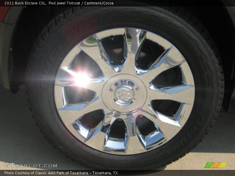 Red Jewel Tintcoat / Cashmere/Cocoa 2011 Buick Enclave CXL