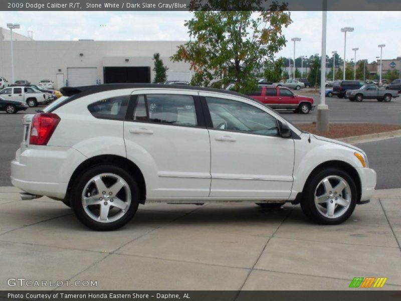 Stone White / Dark Slate Gray/Blue 2009 Dodge Caliber R/T