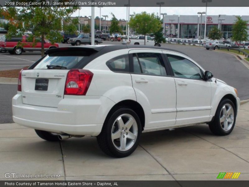 Stone White / Dark Slate Gray/Blue 2009 Dodge Caliber R/T