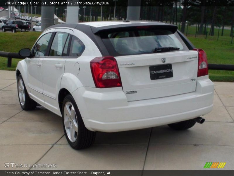 Stone White / Dark Slate Gray/Blue 2009 Dodge Caliber R/T